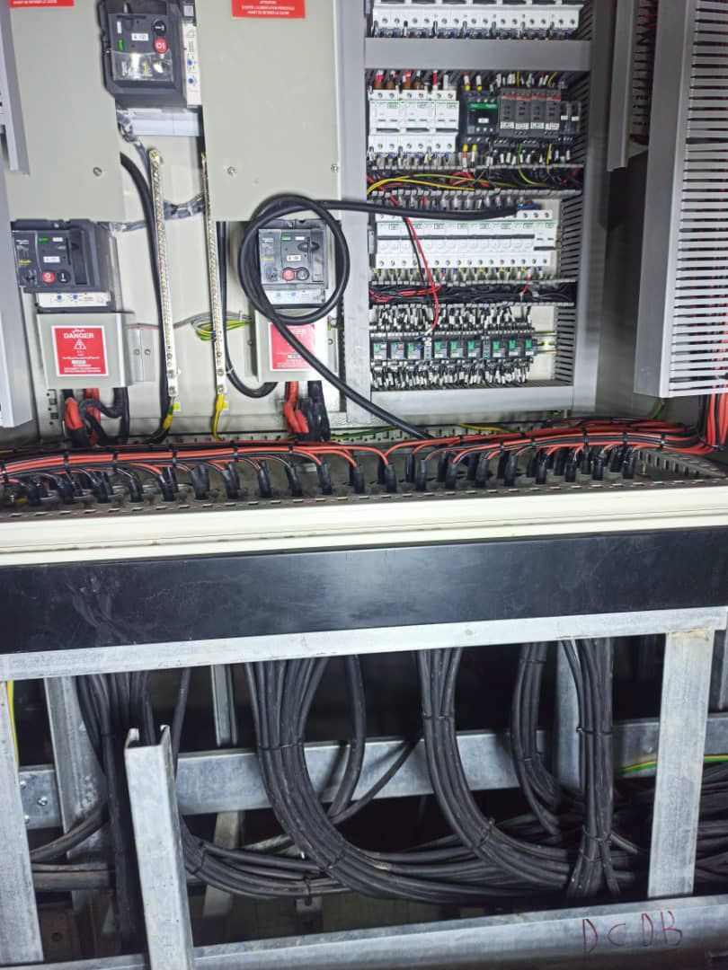 Control panel during retrofit