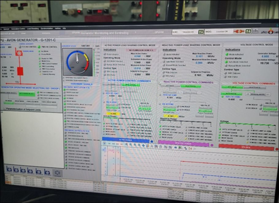 Two power plants interconnected: SICAM power management